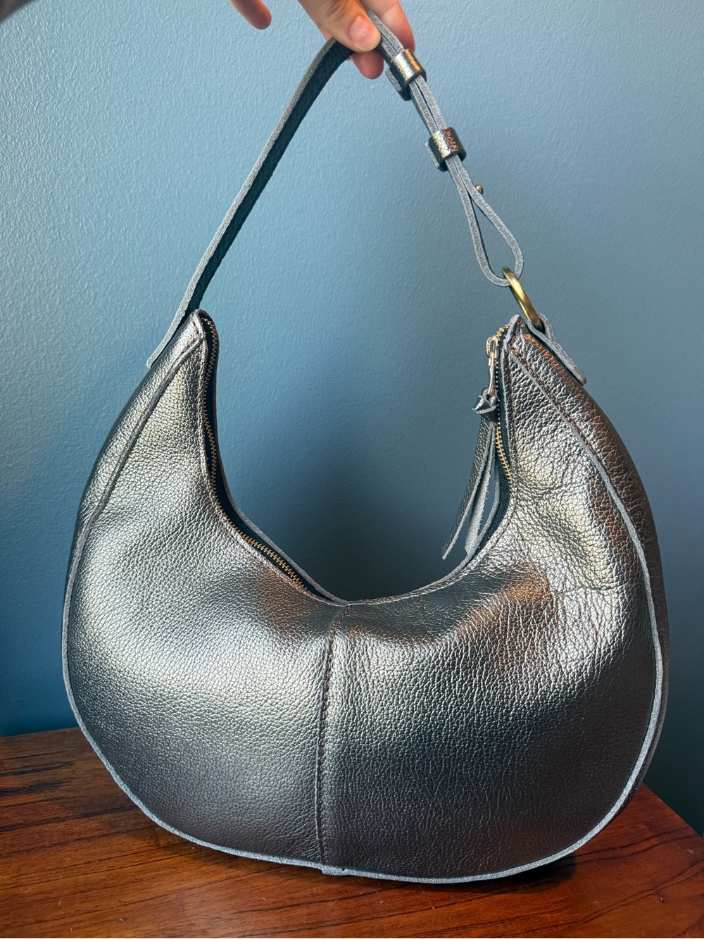 Portland Leather - Large Nora in Stardust - Picture 4 of 7